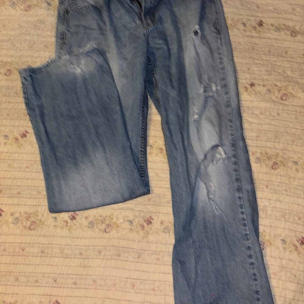 Aeropostale Blue Flare & Wide Leg Jeans
